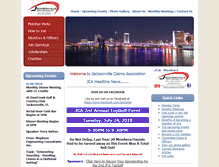 Tablet Screenshot of jaxclaims.com